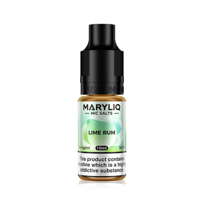 10 x Lost Mary MaryLiq Nic Salt E Liquid 10ml - Lime Rum DATED 02-06-2026
