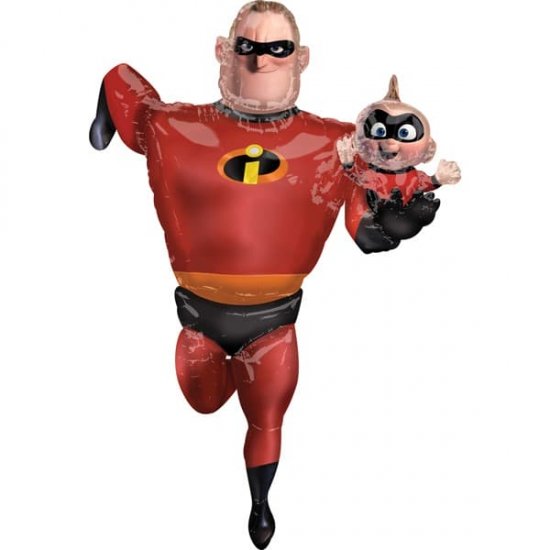 Disney Mr Incredibles 2 Giant Size Balloon Air Walker (Optional Inflation)