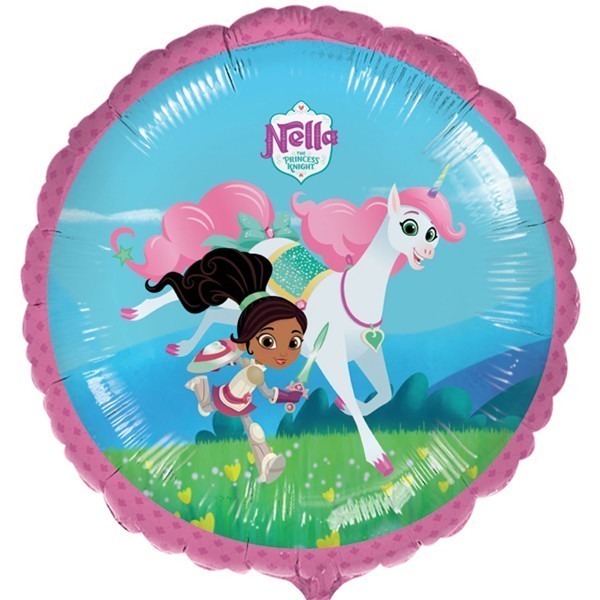 Nella The Princess Knight 18" Foil Balloon (Optional Helium Inflation)