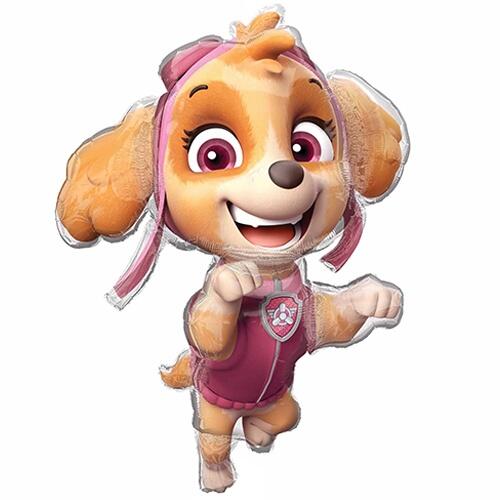 Paw Patrol Skye Supershape Foil Balloon (Optional Helium Inflation)