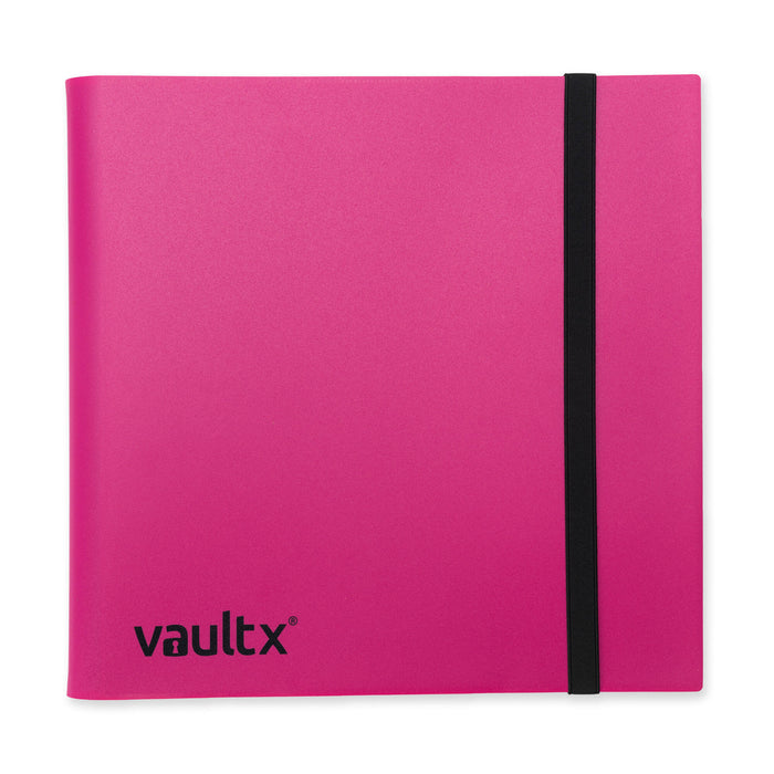 12-Pocket Strap Binder - Pink