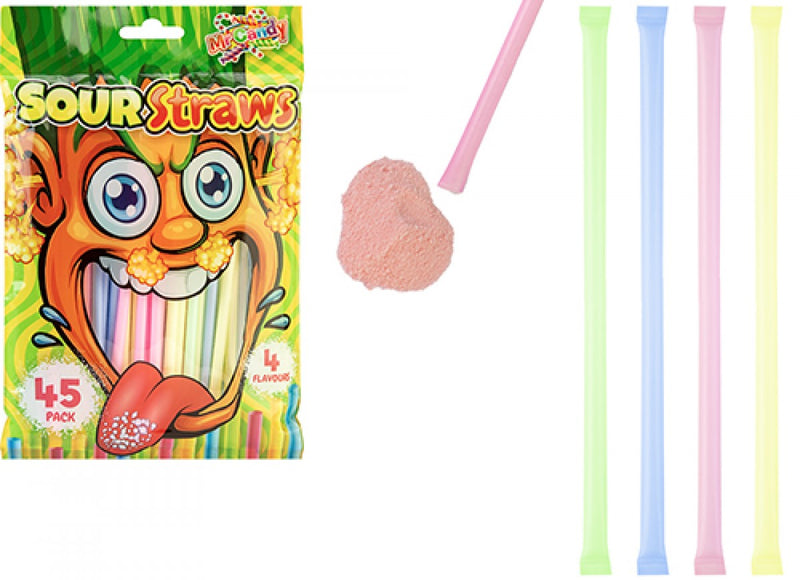 Mr Candy Sour Straws 135g