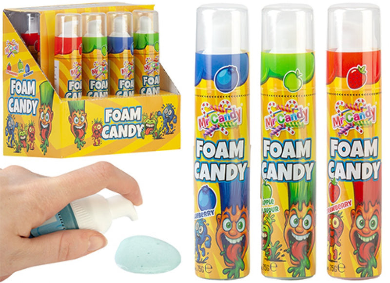 Mr Candy Foam Candy Spray 75g (3 Flavours)