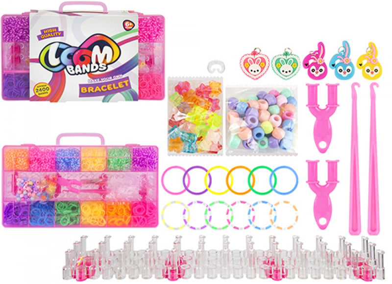 Wizz Toys Loom Band Jewellery Set 2400pcs in Carry Case