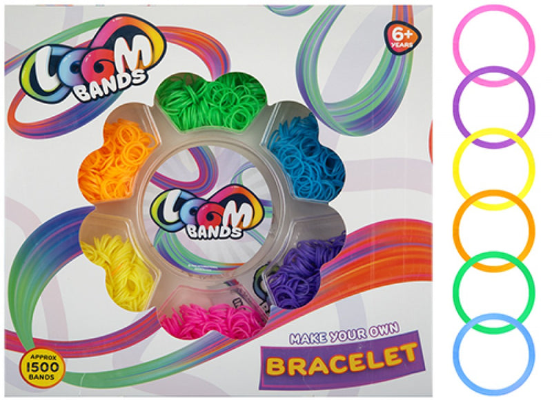 Wizz Toys Loom Band Set 1500pcs in Gift Box
