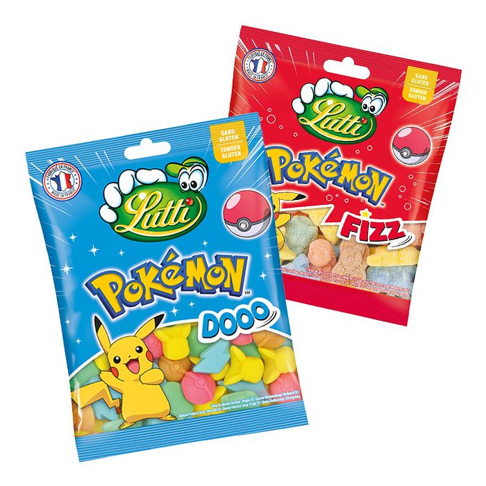 Pokemon Sweets FIZZ - 100g Lutti