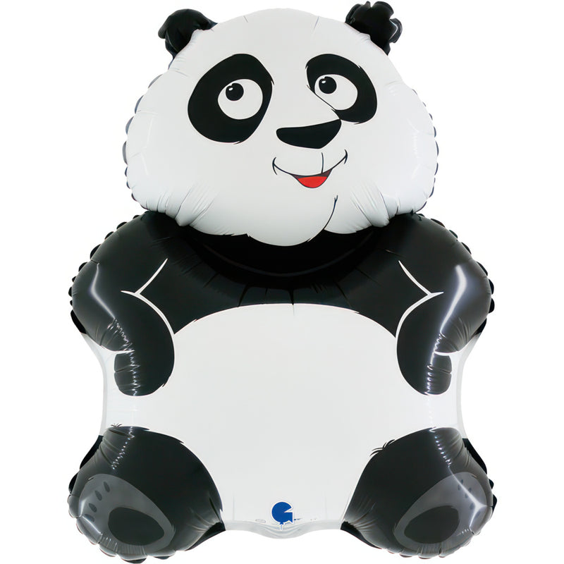 Panda Supershape Foil Balloon (Optional Helium Inflation)