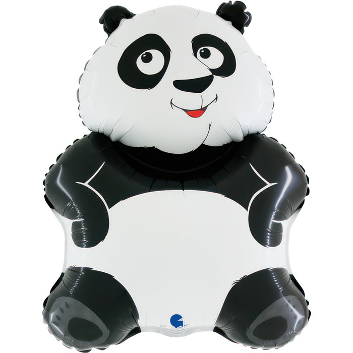 Panda Supershape Foil Balloon (Optional Helium Inflation)