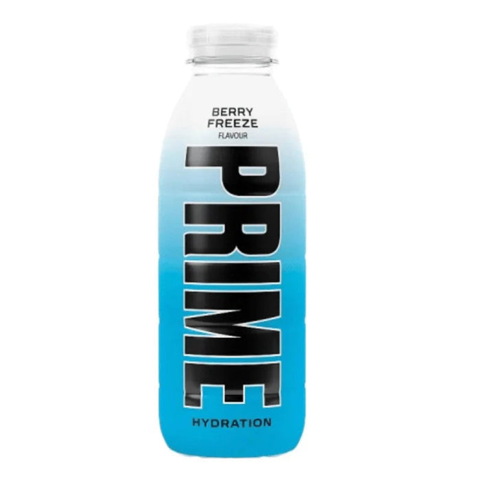 12 x Prime Hydration Sports Drink Berry Freeze - Full Case 500ml Bottle