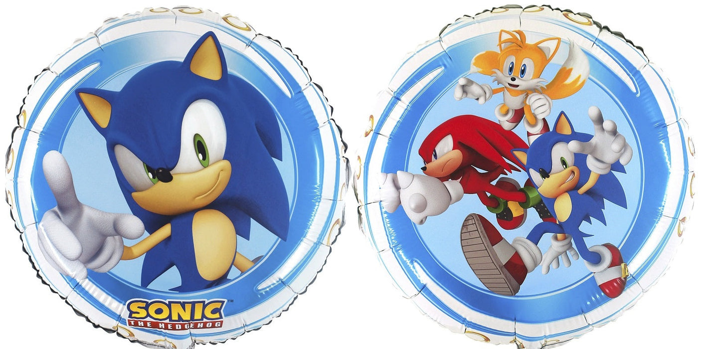 Sonic The Hedgehog - 18" Foil Helium (Optional Helium Inflation)
