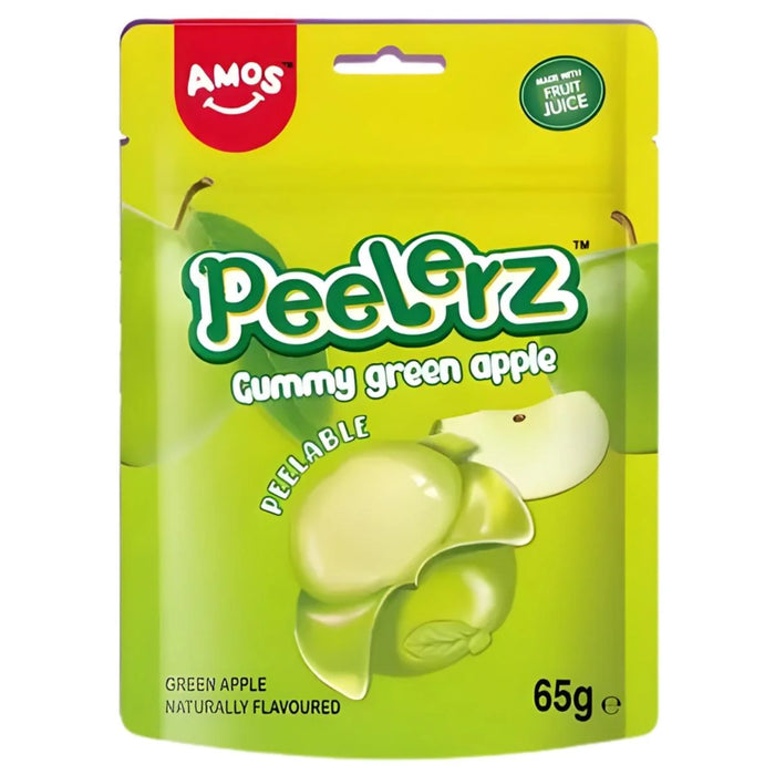 Amos Peelerz Gummy Green Apple 65g