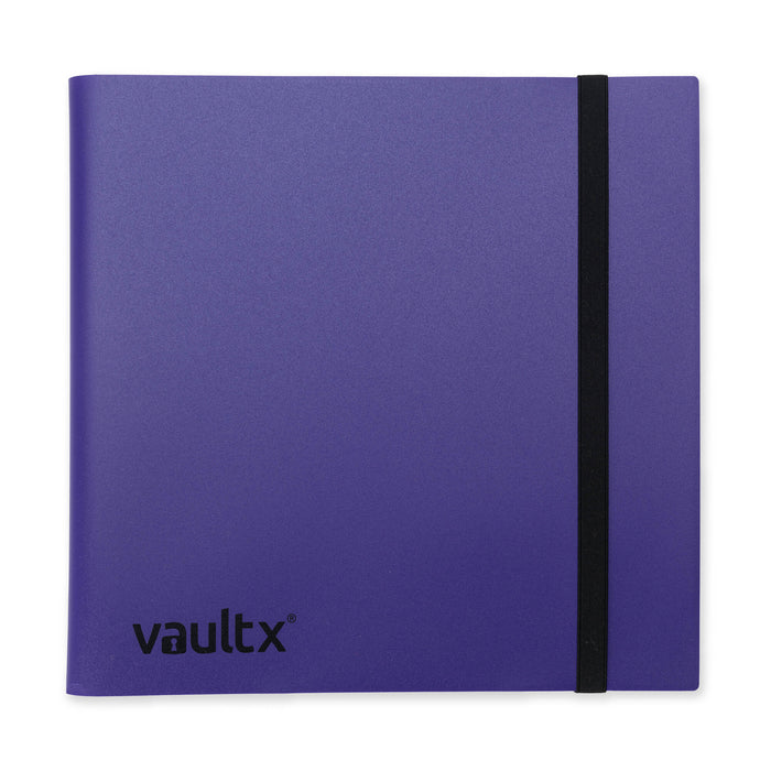 12-Pocket Strap Binder - Purple