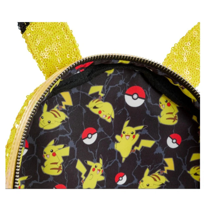Pokémon: Loungefly Sequin Pikachu Mini Backpack