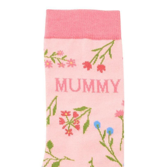 Pink Floral Mummy Socks By The Cottage Garden