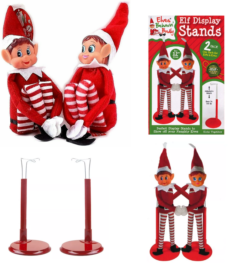 Adjustable Stand For 12" Elf Dolls 2 Piece