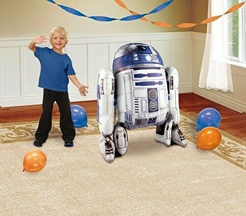Star Wars R2D2 Giant Size Balloon Air Walker (Optional Inflation)