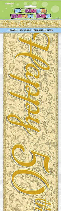 Banner Golden 50th Anniversary