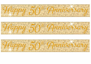 Banner Golden 50th Anniversary