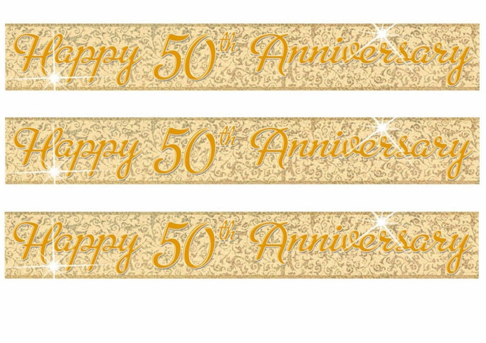 Banner Golden 50th Anniversary