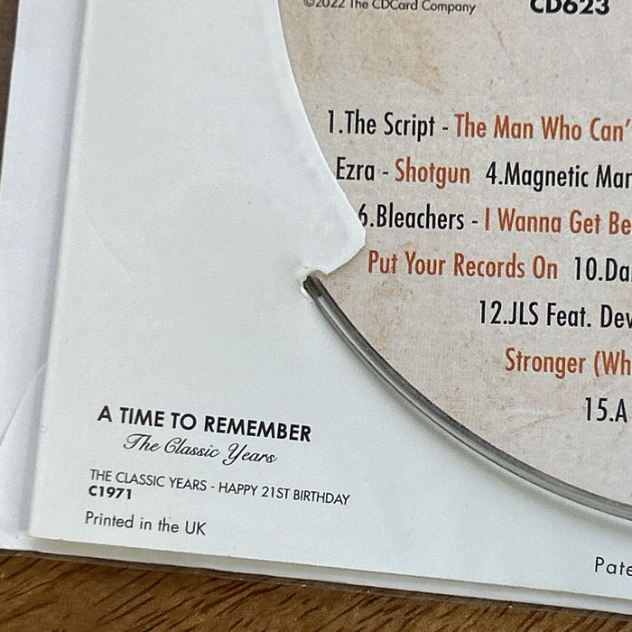 Happy 21st Birthday  CD Music Greeting Card Special Year