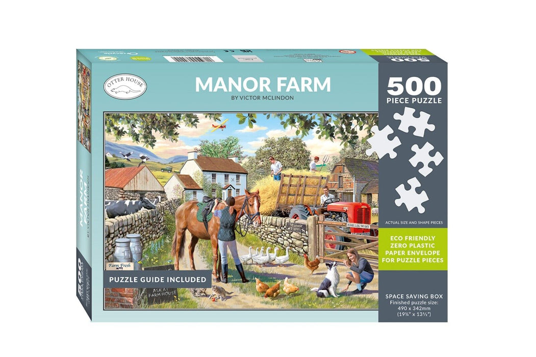 500 Piece Jigsaw Puzzle - Manor Farm
