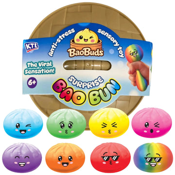 KTL Rainbow Surprise Bao Bun Squishy (single, colour sent at random)