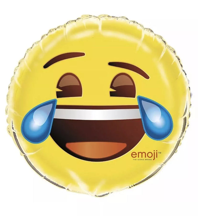 Emoji Foil Balloon (Optional Helium Inflation)