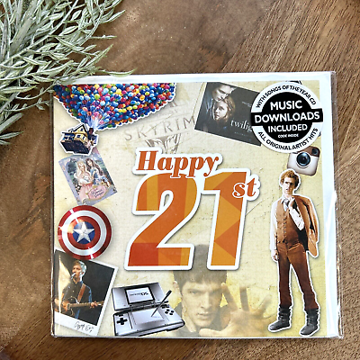 Happy 21st Birthday  CD Music Greeting Card Special Year