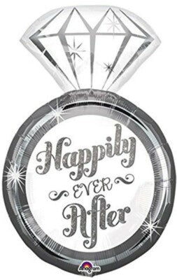 Happily Ever After 27" Foil Balloon (Optional Helium Inflation)