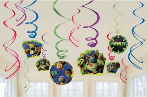 TMNT Teenage Mutant Ninja Turtles Swirl Decorations Hanging Pack ...