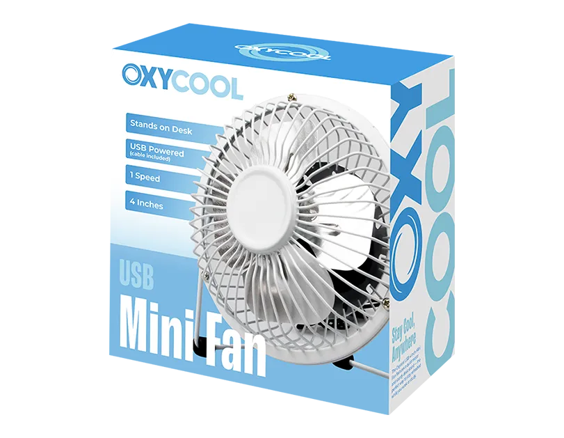 4" USB Desk Fan