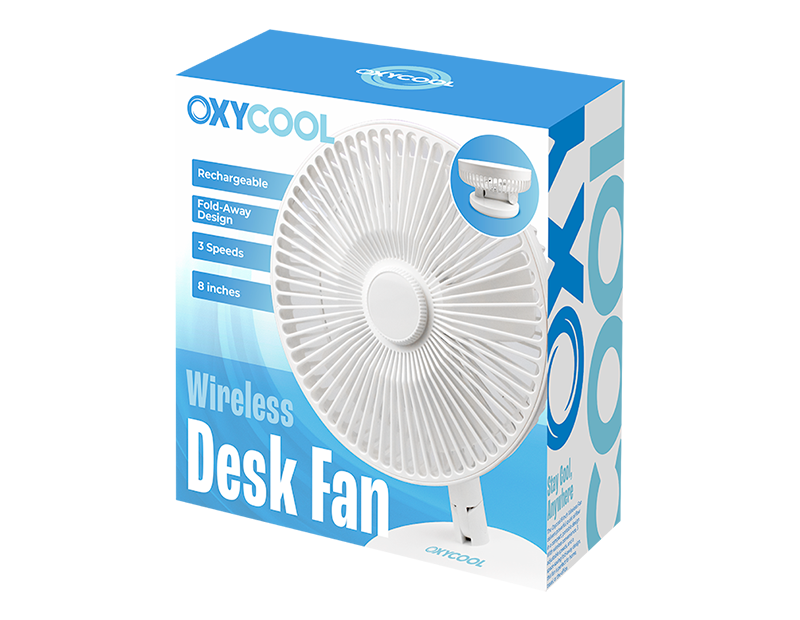 8" Rechargeable Wireless Fan