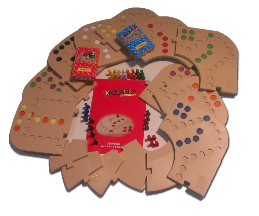 KEEZBORD TotalBox kunststof 2,3,4,5,6,7 or 8 Players