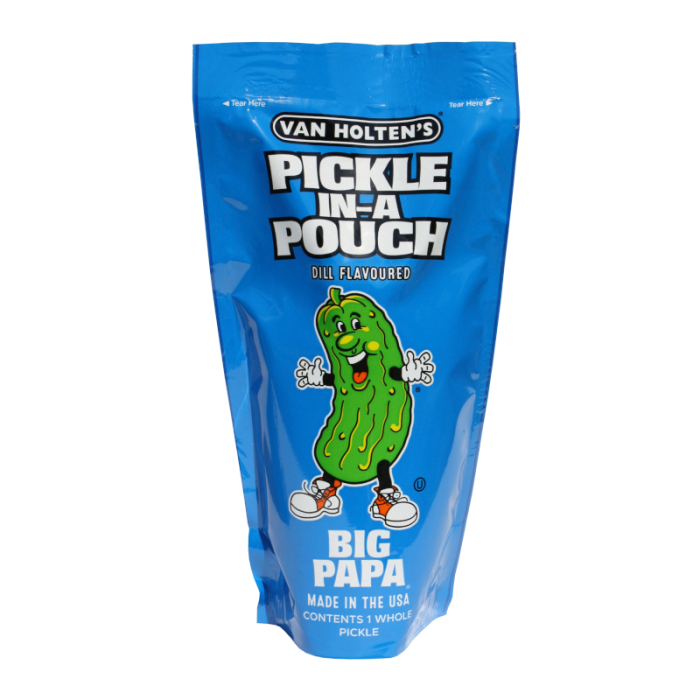 Van Holten's Pickle In-A Pouch 306g - Sour, Big, Garlic, Big