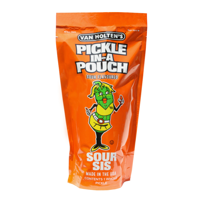 Van Holten's Pickle In-A Pouch 306g - Sour, Big, Garlic, Big
