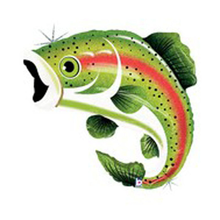 Rainbow Trout Supershape Foil Shape (Optional Helium Inflation)