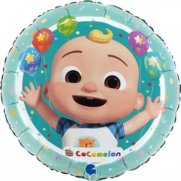Cocomelon  Foil Balloon (Optional Helium Inflation)