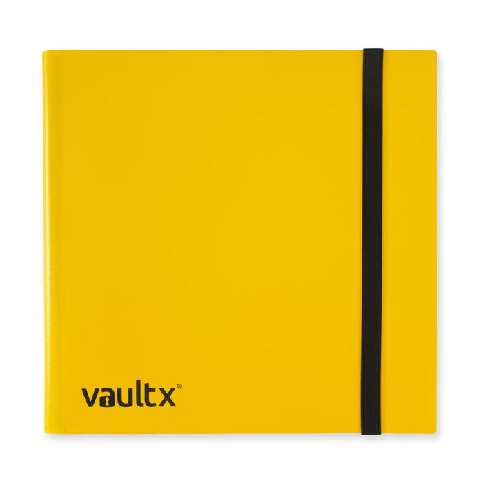 12-Pocket Strap Binder - Yellow