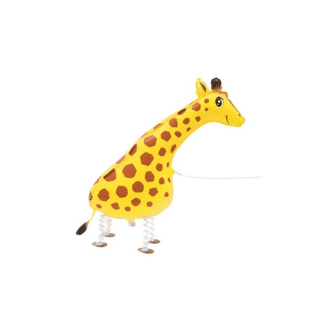 Walking Balloon Pet Giraffe (Supplied Helium (Optional Helium Inflation)