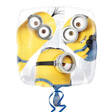 Despicable Me Minions  - 18" Foil Helium (Optional Helium Inflation)