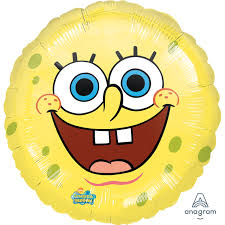 SpongeBob SquarePants  - 18" Foil Helium (Optional Helium Inflation)