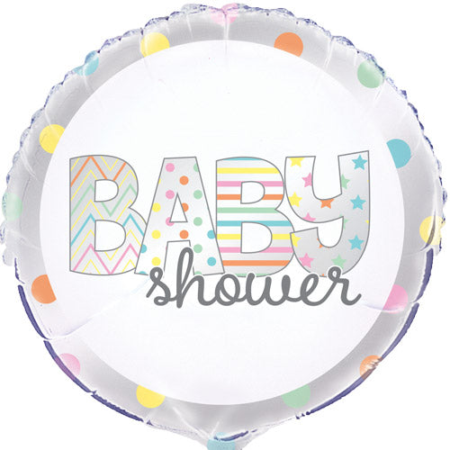 Unisex Baby Shower Foil Balloon (Optional Helium Inflation)