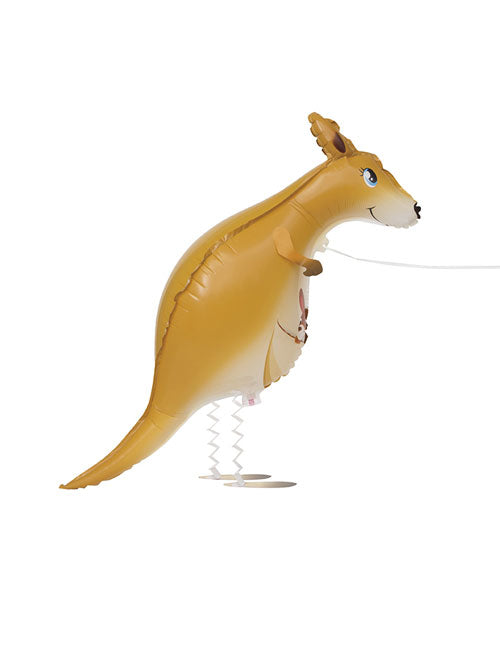 Walking Balloon Pet Kangaroo (Supplied Helium (Optional Helium Inflation)