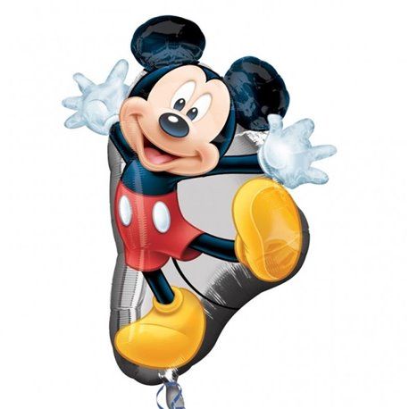 Mickey Mouse SuperShape Foil Balloon (Optional Helium Inflation)