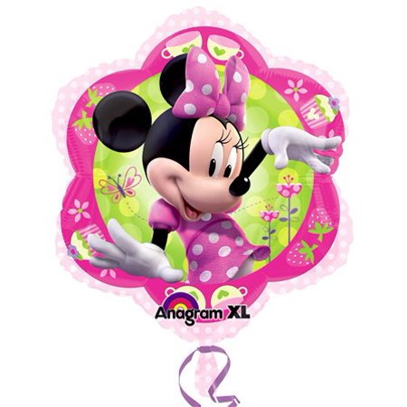 Minnie Mouse Jr. Shape Balloon - 18" Foil Helium (Optional Helium Inflation)