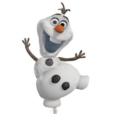 Frozen Olaf SuperShape Foil Balloons 41" (Optional Helium Inflation)