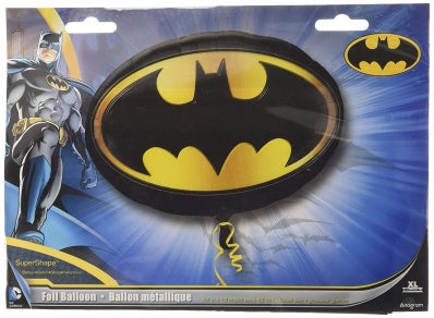 Batman SuperShape Helium Filled Foil Balloon - 17x29" (Optional Helium Inflation)