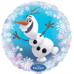 Frozen Olaf Balloon - 18" Foil Helium (Optional Helium Inflation)