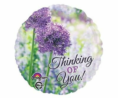 Thinking Of You Foil Balloon (Optional Helium Inflation)
