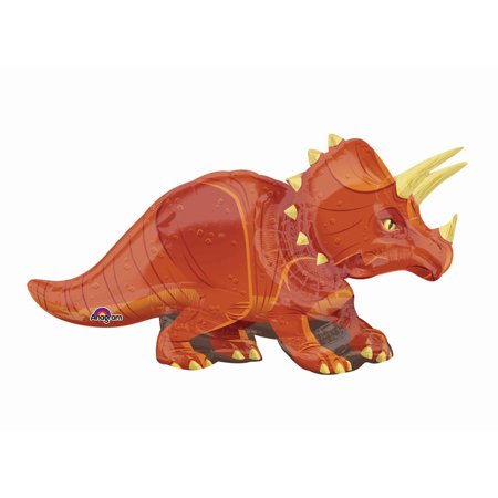 Triceratops Dinosaur Supersize Helium Filled Balloon - 42" Foil (Optional Helium Inflation)